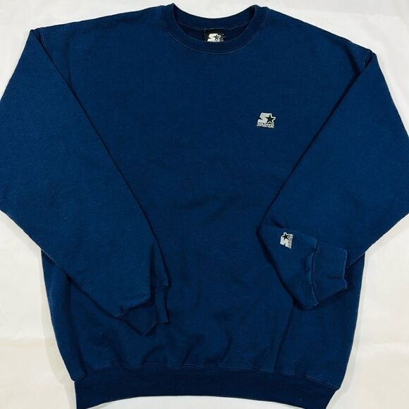 Vintage STARTER Embroidered Essentials Crewneck Sweater - Picture 1 of 7